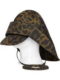 Burberry Leopard Print Rain Hat Farfetch Rain Hat Burberry Leopard Print