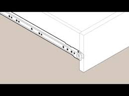 73 Liberty European Bottom Mount Drawer Slide Installation Video Youtube Diy Furniture Drawers Diy House Projects Drawer Slides