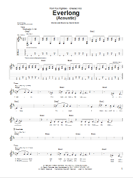 Aprende a tocar el cifrado de best of you (foo fighters) en cifra club. Everlong Sheet Music Foo Fighters Guitar Tab