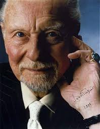 In memoriam of English actor and theatre director Sir Arthur John Gielgud  (14 April 1904