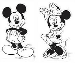 Details Zu Mickey Maus Minnie Maus Pappfiguren Farbe Ausmalen Deinen Eigenen Ausschnitt