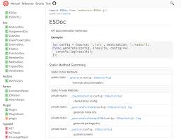 Visitation and volunteer activities at all facilities are suspended until further notice. Esdoc A Good Documentation Generator For Javascript Esdoc Site