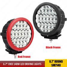 Jeep harley 7inch round led headlight dual sealed beam,black or chrome background available. Gdcreestar 140w Led Offroad Lights 12v 24v 7 Led Driving Light Super Bright Spotlight 4x4 140w 7 Inch Led Driving Light X1pc Light Bar Work Light Aliexpress