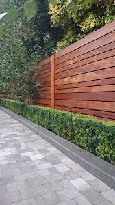 Ipe Hardwood Fence More Backyard Fences Backyard Modern Fence Design