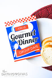 Include the date, time, and address of the party. Gourmet Dinner Party Date From The Dating Divas