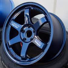 volk te37 17x9 5 41 5x114 3 in mag blue instock nowshipping s2000 s2ki honda hondatuning volk volkracing jdm jdm wheels miata wheels racing wheel