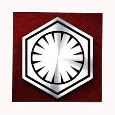 The rise of skywalker is ou. The First Order Logo Star Wars Wooden Wall Plaque