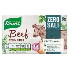 Use a variety of beef bones, such as neck bones, shanks. Knorr 8 Zero Salt Beef Stock Cubes 72g