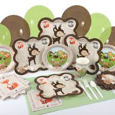 Woodland Creatures Baby Shower Tableware Baby Shower Woodland Theme Woodland Creatures Baby Shower Woodland Animal Baby Shower