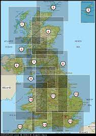 Sea And Ocean Map North Sea