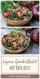 Winterlicher Rote Beete Salat Mit Grunkohl Orange Rezept Leckere Vegane Rezepte Ernahrung Rote Beete