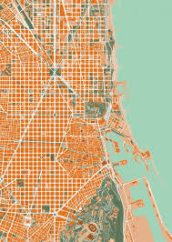 Barcelona metro and tram map. Barcelona Orange By Planosurbanos Carowall