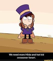 We Need More Hilda And Hat Kid Crossover Fanart We Need More Hilda And Hat Kid Crossover Fanart Ifunny Fan Art Hat Kid Ifunny