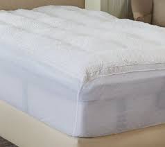 Florentine Quilted Queen Fiber Filled Mattress Topper H206239 Mattress Mattress Covers Mattress Topper