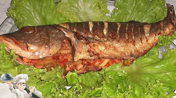 Roasted Peacock Bass