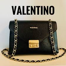 Valentino Bags Valentino Isabelle Dollaro Black Leather Crossbody Poshmark