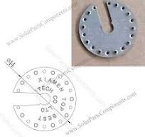 PV Grounding Clips, plate, washers for Solar Panel earthing ...