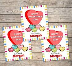 Download this free heart happy valentine's day ecard 2021. Amazon Com Kids Valentine Cards Personalized Valentine Cards Valentine S Day Candy Hearts Cards Custom Valentines Cards Set Classroom Exchange Cards With Envelopes Handmade Products