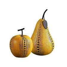 The feeder comes complete with a jute twine hanger. Ceramic Fruit Sculptures Of Scarlet Apple And Lime Pear Apple Pear Decor Life Size Apple And Pear Art Objects Apple And Pear Sculptures Fine Art Ceramics Art Collectibles Safarni Org