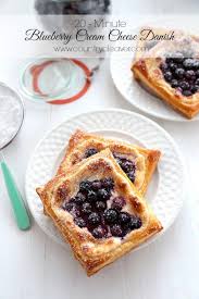 Cut the phyllo dough into roughly equal portions. 20 Minute Blueberry Cream Cheese Danishes Country Cleaver