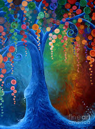 The Tree Of Life Painting The Tree Of Life Fine Art Print Tree Art Circle Art Tree Of Life Art
