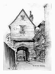 Samuel Chamberlain 1895 1975 American The Old Gate Rochester 1928 Drawing Illustrations Old Things Art
