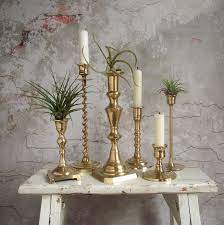 Check spelling or type a new query. Boho Chic Brass Candlestick Holders Six Mixed Graduated Brass Candleholders For Vintage Mantel Table Or W Candle Stick Decor Brass Candlesticks Candle Decor