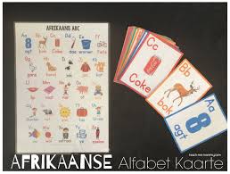 Afrikaanse Alfabet Kaarte A Bit Of A Different Post This One Because It Is Mostly For Our Afrikaans Readers Howeve Alphabet Cards Alphabet First Language