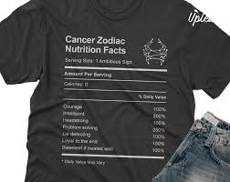 You find difficulty in forgiving people when they betray or break your trust. Cancer Zodiac Nutrition Facts T Shirt Design Template Buy T Shirt Designs