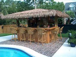 Backyard Bar Outdoor Tiki Bar Tiki Bars Backyard