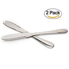 Stainless steel round buche cake molds. Butter Knife Stainless Steel Butter Spreader With Serrated Edge Shredding Slots For Cutting And Spreading Butter Cheese Gold Dining Entertaining Kitchen Dining Vit Edu Au