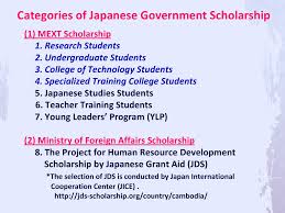 Mext) scholarships for the academic year 2021 for malaysian nationals who are interested in pursuing studies in japan. Japanese Government Scholarship For Ppt Download