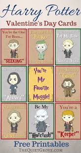 We hope you enjoy our growing collection of hd images to use as a background or home please contact us if you want to publish a harry potter valentine's day wallpaper on our site. Free Printable Harry Potter Valentine Cards The Quiet Grove