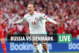 Russia face denmark tonight knowing victory will guarantee them a route out of euro 2020 's group b denmark have endured an understandably difficult tournament but in front of a home crowd they. 2airnut9grmtem