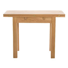This folding kitchen dining table is the perfect addition to your dining room or a small space. Conran Oiled Oak Fold Up 90cm Dining Table