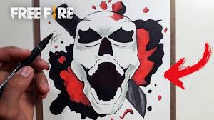 Art posters, art prints, canvas prints and hd metal prints will make a statement in any space. Caveira Do Free Fire Speed Drawing Free Fire Skull Youtube