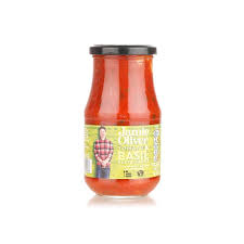 Heat the olive oil in a pan, add the garlic clove, then gently fry for 1 min. Jamie Oliver Tomato Basil Pasta Sauce 400g Waitrose Uae Partners