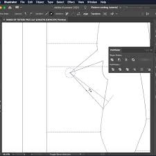 Basic Dart Manipulation In Adobe Illustrator Video In 2020 Pattern Drafting Tutorials Fashion Sewing Tutorials Fashion Sewing