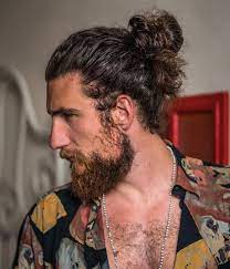Man Bun With Beard In 2021 Long Hair Styles Men Man Bun Beard Boys Long Hairstyles