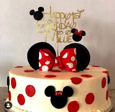 For the mickey mouse lover in your house, bakingo brings you all wide assortment of deliciously cute mickey mouse cakes which are sure to add a lot of fun and excitement. Minnie Mouse Cake Topper Birthday Cake Topper Mickey Mouse Etsy