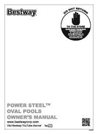 Bestway Power Steel 16 X 10 X 42 Oval Frame Swimming Pool Set With Pump Ladder And Cover Walmart Com In 2020 Bestway Swimming Pools Pool Cover