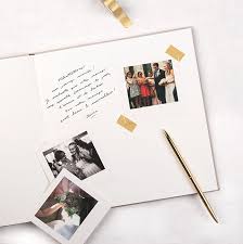 Retrouvez notre sélection de livres d'or pour mariage. Livre D Or Mariage Personnalise Rosemood