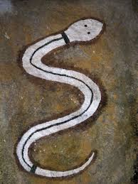 Aboriginal Art On The Northern Tablelands Of Nsw Snake Painting Indigenous Australian Art Snake