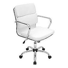 Lumisource Bachelor Fabric Office Chair White By Office Depot Officemax Officechair White Office Chair Contemporary Office Chairs Modern Office Chair