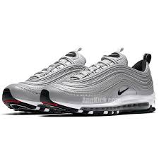 Air Max 97 Premium Reflective Silver Black Bullet Shoes 312834 007 Black Bullet Nike Air Max 97 Air Max 97