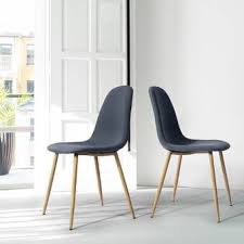 Corrigan Studio Carlton Wood Leg Upholstered Dining Chair Reviews Wayfair Fabric Dining Chairs Mid Century Modern Fabric Dining Chairs Dining Chairs