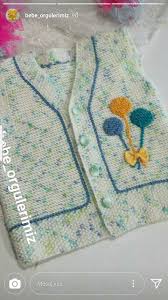 Bebek Yelegim Modeli Baby Knitting Patterns Orgu Orgu Projeleri