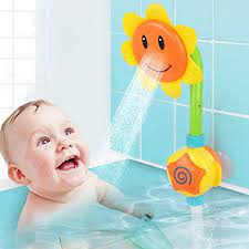 Made from polyester plush, fits in most sinks. Baby Bath Toys Water Spray Fountain Toys For Kid Floating Bathtub Shower Pool Toy Sunflower Buy Online At Best Price In Uae Amazon Ae