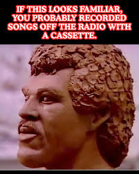 If this sculpture makes sense to you, you definitely made mixtapes off the  radio 📻🎶