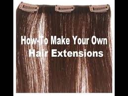How To Make Hair Extensions Clip In Hair Extensions How To Tutorial Including Smaller Extension P Diy Hair Extensions How To Make Hair Clip In Hair Extensions
